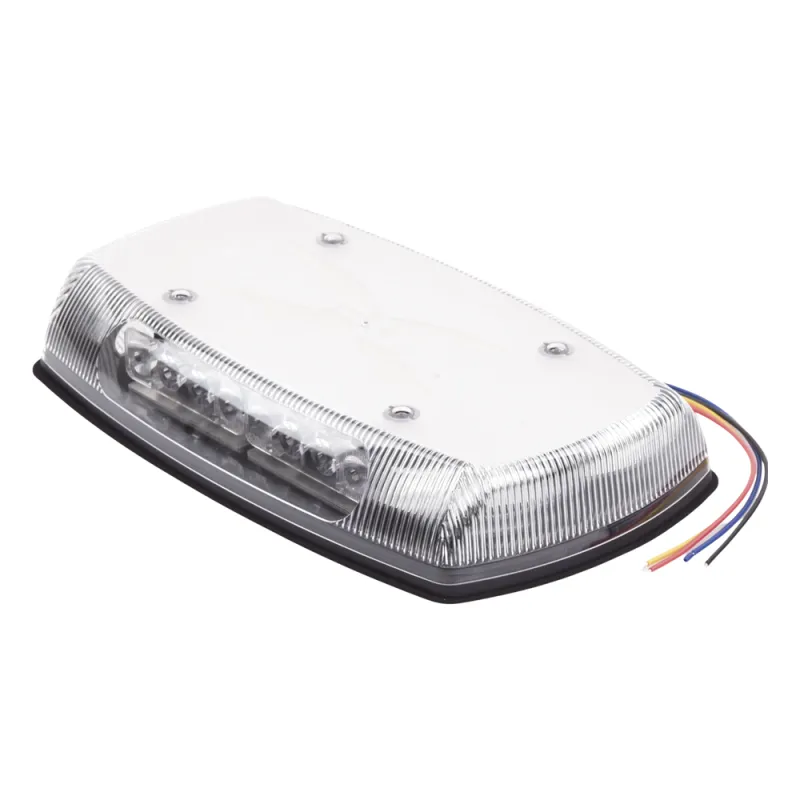 Mini Barra de Luces Ultra Brillante, color domo claro, LED azul, Ideal para Seguridad Privada