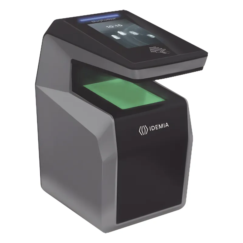 Lector de huella MorphoWave Compact / lector Multiformato MIFare, DESFire, Prox HID, ICLASS/ QR/ IP65 / PoE