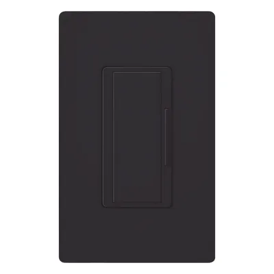Atenuador remoto de pared Maestro para control multilocación de 3 y 4 vías, 120 V, complemento de atenuadores RadioRA 2, color negro