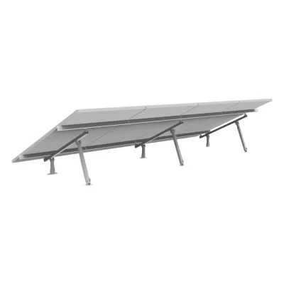 Montaje para Panel Solar, Riel "7" de 4200mm para Módulos con Espesor de 40mm, Velocidad de Viento Máx. 162km/h