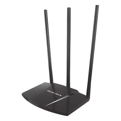 Router N de alta potencia 300 Mbps / 1 Puerto WAN 10/100 / 3 Puertos LAN 10/100 / Chip PA (potencia transmisión 2x) / 3 Antenas de 7 dBi