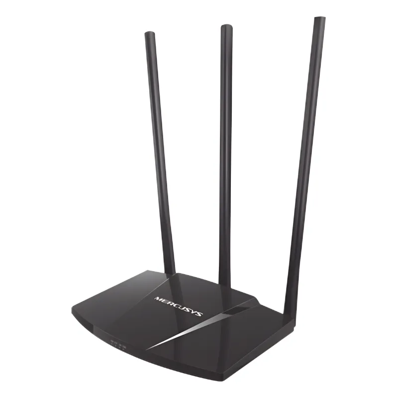 Router N de alta potencia 300 Mbps / 1 Puerto WAN 10/100 / 3 Puertos LAN 10/100 / Chip PA (potencia transmisión 2x) / 3 Antenas de 7 dBi