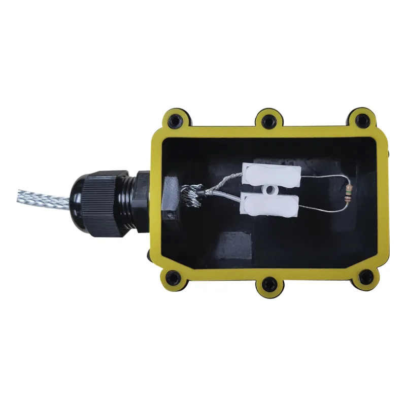 Accesorio Fin de Linea para Cable IRONCLAD/MICALERT / Resistencia 1 M Ohm / Carcasa IP66 para Exterior / Terminacion de Linea Sensor Perimetral / RBTEC MCTR
