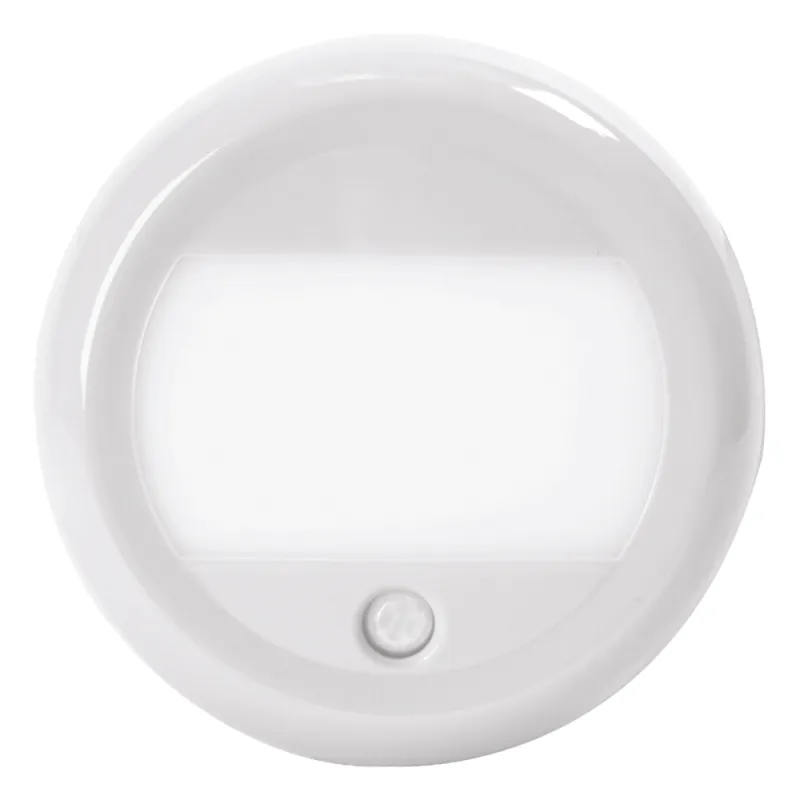 Luz de cortesía circular LED para iluminación de interiores con sensor de movimiento PIR
