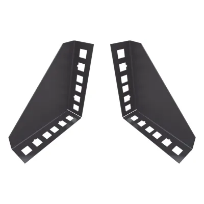 Par de Sujetadores para Instalación de Equipo Rackeable en Placa o Pared (hasta 2U), Puede soportar 10 Kg