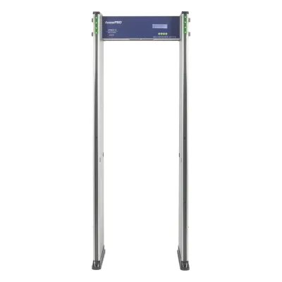 Detector de Metales de 18 zonas/ Uso en Interior/Programación con Control Remoto / Contador de Personas