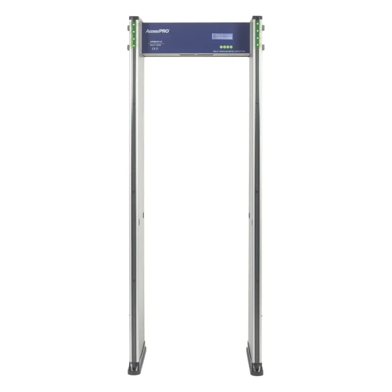 Detector de Metales de 18 zonas/ Uso en Interior/Programación con Control Remoto / Contador de Personas