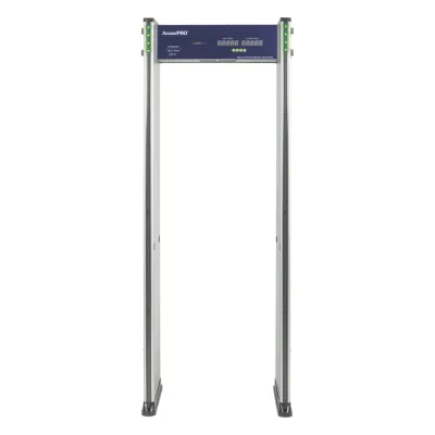 Detector de metales de 6 zonas/ Uso en Interior/ Contador de alarmas y Personas