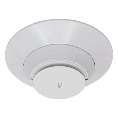 Sensor térmico direccionable de tasa de aumento con respaldo fijo a 57°C, color blanco, protocolo LiteSpeed