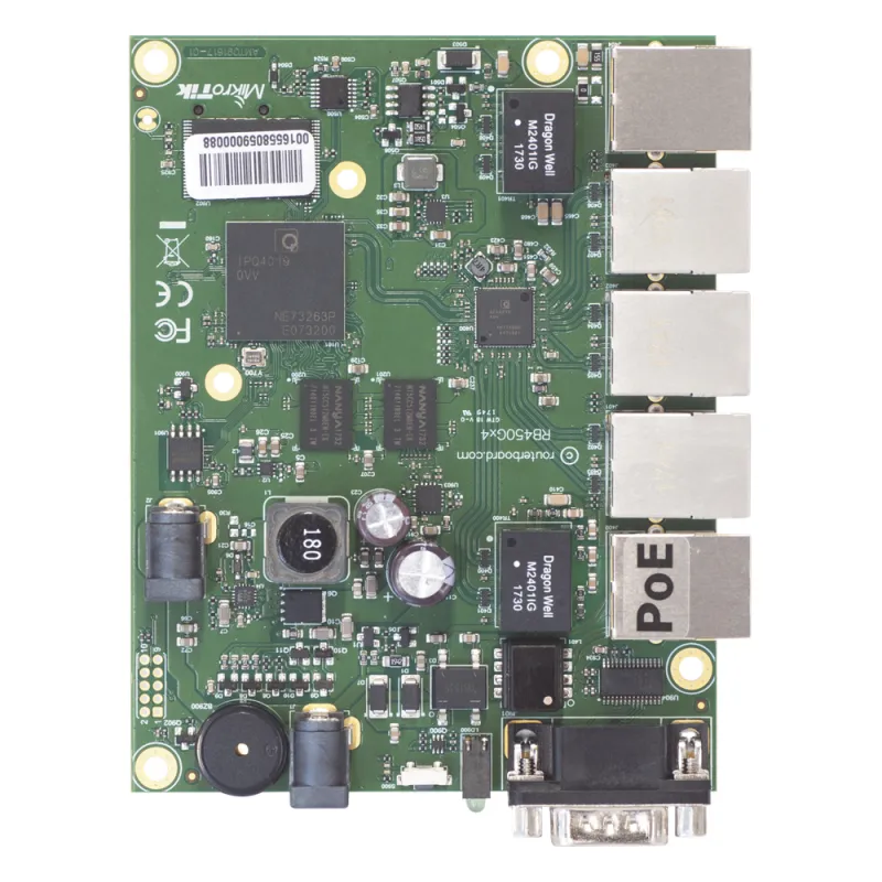 Tarjeta RouterBOARD 450Gx4 (RouterOS L5)