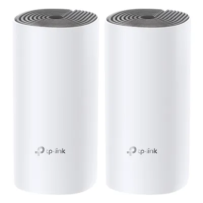 Kit de Router inalámbrico mesh Deco E4 para Hogar / Doble banda AC 1200 / 2 puertos 10/100 Mbps / Compatible con amazon alexa.