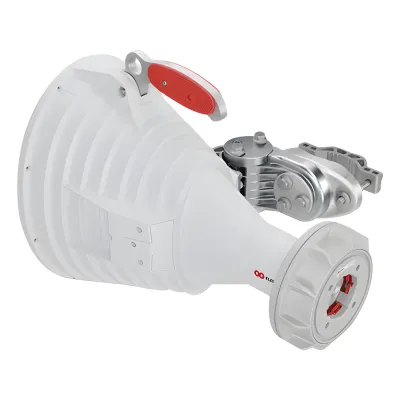 Antena asimétrica de 30° (30°H 20°V) 20.5 dBi tipo cuerno 5180-6000 MHz altamente eficiente, sin cables, sin perdidas, sin lóbulos listas para TwistPort
