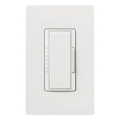 Atenuador inalámbrico Maestro Wireless de 600 W/600 VA con neutro, 120 V, para incandescente, halógeno y bajo voltaje magnético, color blanco, compatible con Vive y controles Pico