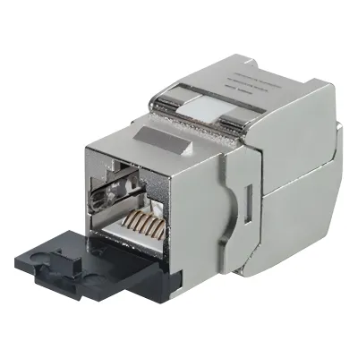 Módulo Jack STP Keystone Toolless (Sin Herramienta) CAT6A con Tapa