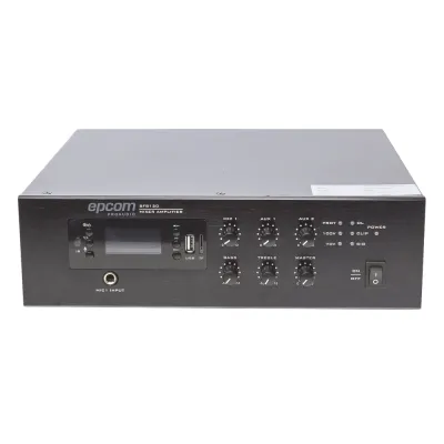 Mini Amplificador de Audio Mezclador | 120W RMS | Sistema 70/100V | MP3 | Tuner | Bluetooth | Musica ambiental y Voceo