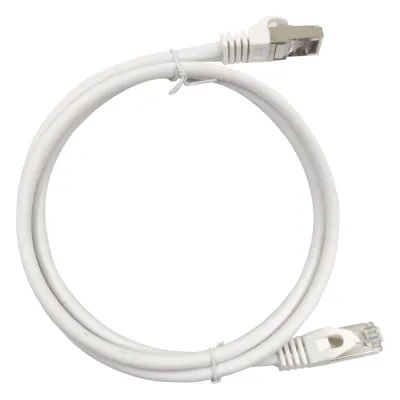 Patch Cord Cat6A 10G Blindado 7.0 Metros (22.96 Pies) Blanco