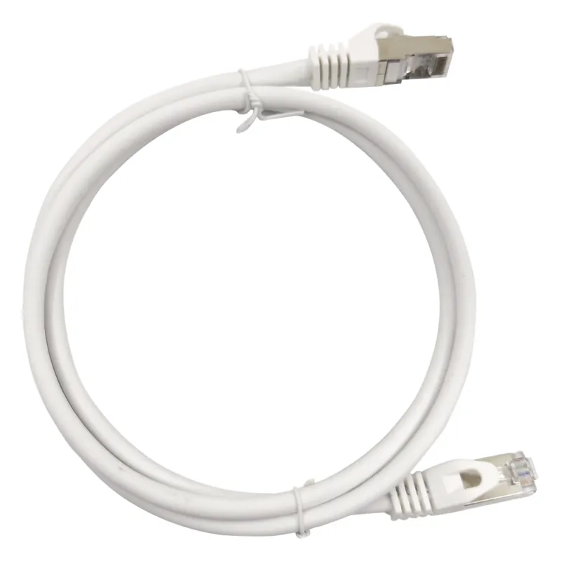 Patch Cord Cat6A 10G Blindado 7.0 Metros (22.96 Pies) Blanco