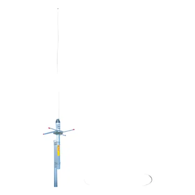Antena Base Fibra de Vidrio, UHF de 478-484 MHz, 6 dB de ganancia