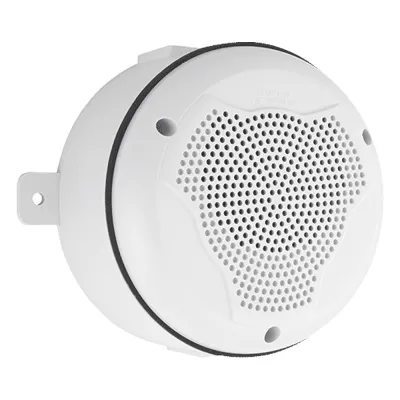 Bocina para exterior de montaje en techo color blanco