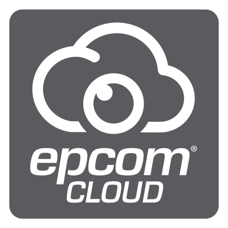 Suscripción Anual Epcom Cloud / Grabación en la nube para 1 canal de video a 2MP con 180 días de retención / Grabación por detección de movimiento