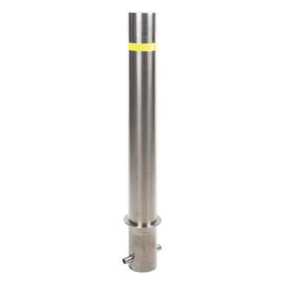 Bolardo Fijo de Acero Inoxidable de 900 mm de Altura / Ideal para aplicaciones delimitaciones de automóviles