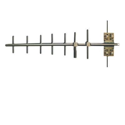 Antena Base Direccional, 890-960 Mhz, 10 dB de ganancia. Soporta vientos de hasta 258 Km/h, Conector N Hembra