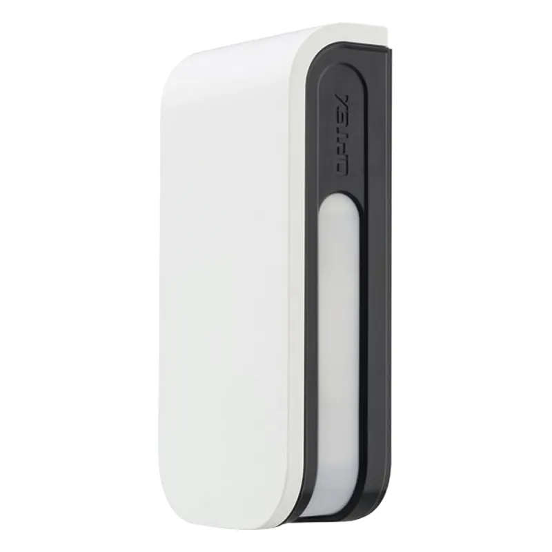 Sensor de Movimiento / 24 Metros de Detección / 100% Exterior / Serie Shield de Optex / Diseño Estético y Formal / Inalambrico (Alimentacion) /