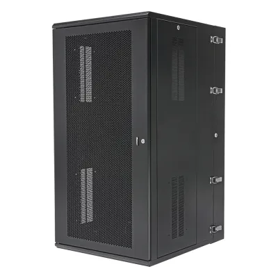 Gabinete PanZone de Montaje en Pared, de 19in, Puerta Ventilada, 26 UR, 762mm de Profundidad, Color Negro