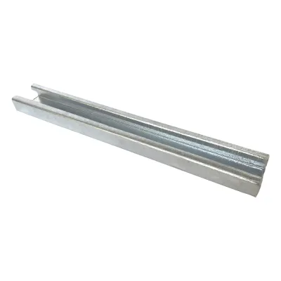 Unicanal liso 4x2, 3000 mm, con acabado Galvanizado por inmersión en caliente