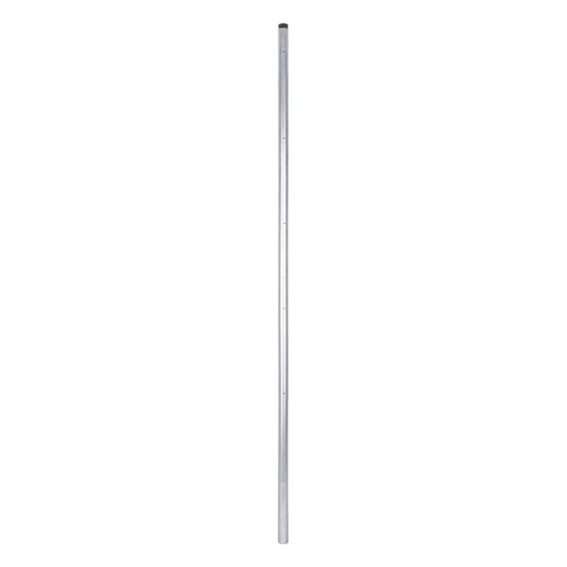 Poste de Esquina / Tubo Galvanizado G60 / 1.20 m (3.9 ft) / 5 Perforaciones / 1" Diámetro / Para Cerco Eléctrico