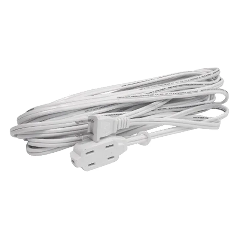 Extensión Eléctrica Doméstica de 4 metros / 127 V CA 8 A Máximo / Color Blanco.
