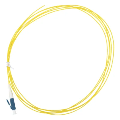 Pigtail de Fibra Óptica Monomodo LC/UPC, Simplex de 2 Metros (6.56 Pies)