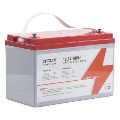 Batería de Litio Ciclo Profundo 12.8 Vcc 100Ah (LiFePO4)