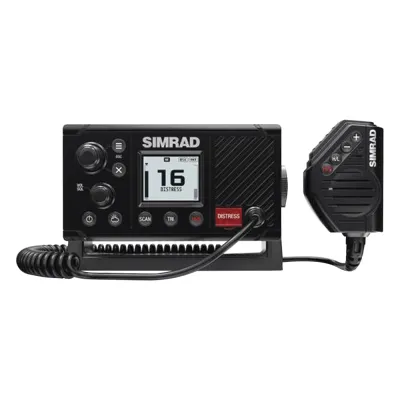 Radio Marina RS20S / Pantalla Alta Visibilidad con Modo Noche / Clase D DSC Aprobado / Receptor GPS Integrado / Conectividad NMEA 2000 / Micrófono de 4 Botones / Instalación Bracket o Flush-Mount
