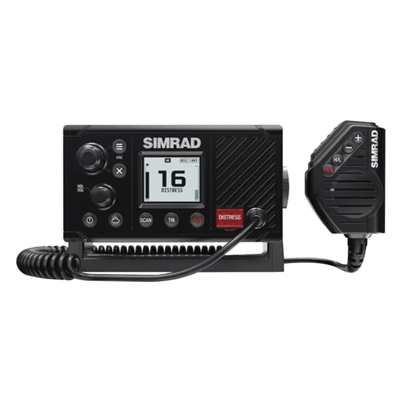 Radio Marina RS20S / Pantalla Alta Visibilidad con Modo Noche / Clase D DSC Aprobado / Receptor GPS Integrado / Conectividad NMEA 2000 / Micrófono de 4 Botones / Instalación Bracket o Flush-Mount