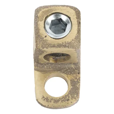 Conector Bornes 1/2" / Cable 1/0 AWG-250 MCM / Bronce 100% / Baja Resistencia / Sin Soldadura Exotérmica