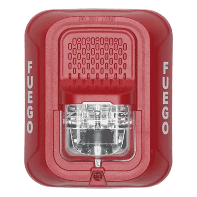 Lámpara Estroboscópica para Montaje en Pared, Color Rojo, Nivel de Candelas Seleccionable, Nuevo Diseño Moderno y Elegante y Menor Consumo de Corriente