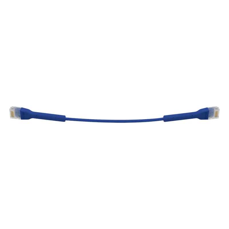 UniFi Ethernet Patch Cable Cat6 de 22 cm (8.66 pulgadas), Color Azul