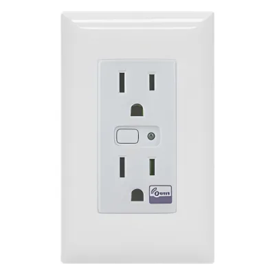 (ZWAVE) Tomacorriente con señal inalambrica Z-WAVE, compatible con HUB HC7, C8, puede ser un panel de alarma L5210, L7000 con Total Connect y Alarm.Com