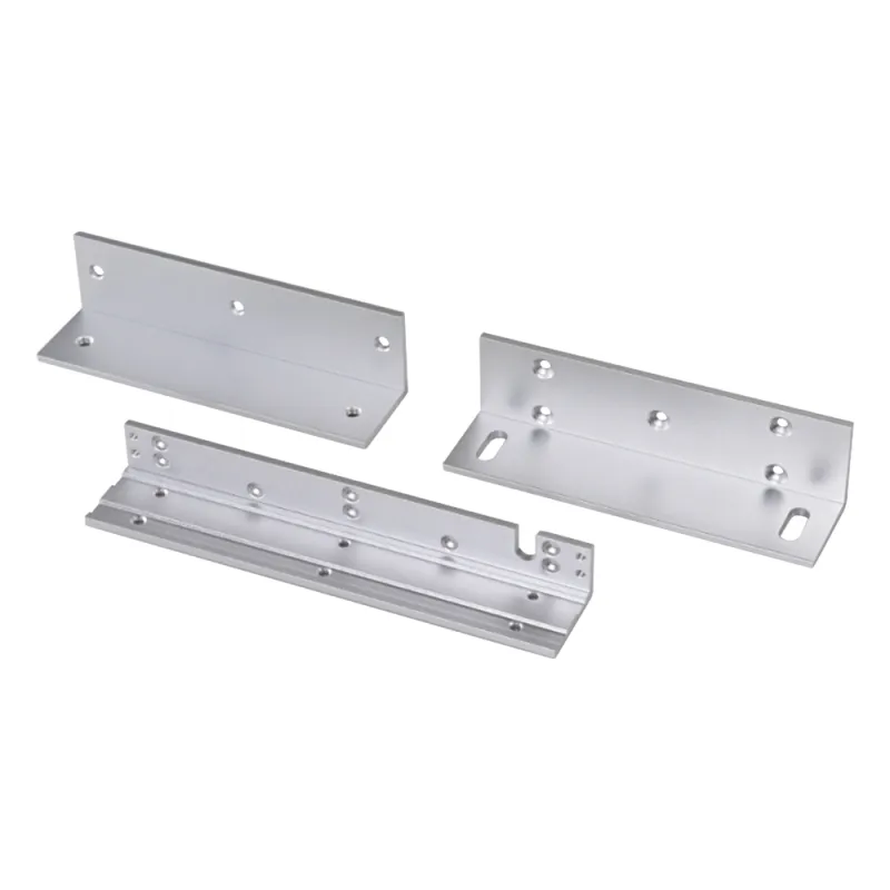 Kit de montajes Z y L para Cerradura Magnética HIKVISION / Compatible con DS-K4H258S / Uso en Puerta de Madera y Metal