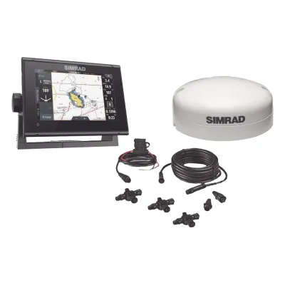 Kit de pantalla multifuncional GO7 con kit NMEA2000 y antena GS25