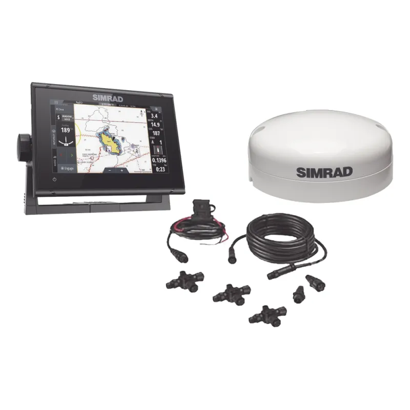 Kit de pantalla multifuncional GO7 con kit NMEA2000 y antena GS25