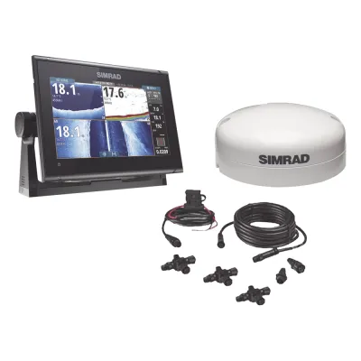 Kit de pantalla multifuncional GO9 con kit NMEA2000 y antena GS25