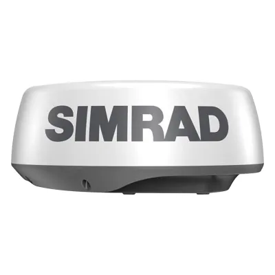 Radar Domo HALO20 / Compresión de Pulsos 10 W / Alcance 24 nm / Seguimiento MARPA / Domo 61 cm (20 in) / InstantOn / Modos Puerto, Altamar y Clima