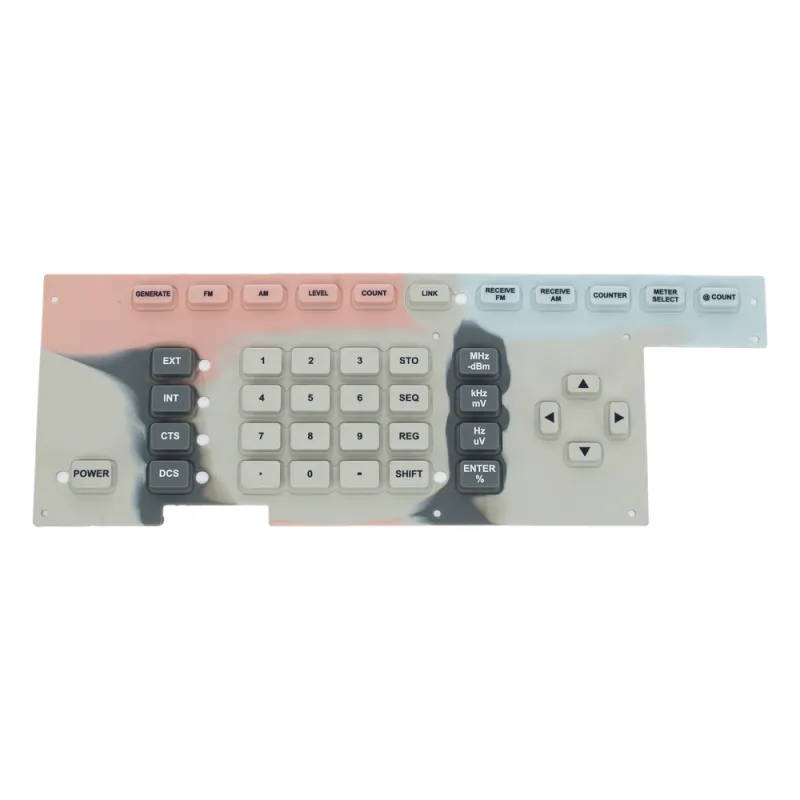Membrana Elastomérica "Touch Pad" para Monitor de Servicio Ramsey COM-3010.