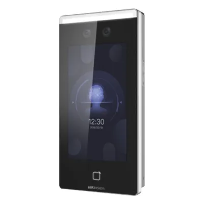 Terminal Min Moe Touch de Reconocimiento Facial ULTRA Rápido con función de Videoportero (ambientes no ruidosos) / Lectura de Códigos QR / 6,000 usuarios / Alta tecnología Deep Learning / Cámara 2 MP compatible con NVR