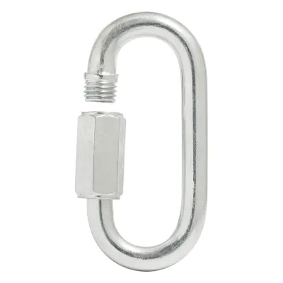 Eslabón de acero con seguro 1/4" 400kg