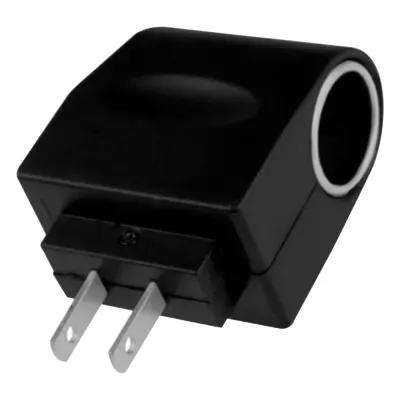 Convertidor de Corriente de 110 / 240 Vca a 12 Vcc / 500 mAh con enchufe para encendedor de cigarrillos.