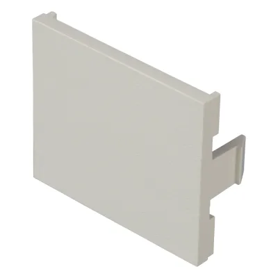 Módulo de Tapa Ciega (Inserto Ciego), de 1/2, Color Blanco Mate, 1 Pieza