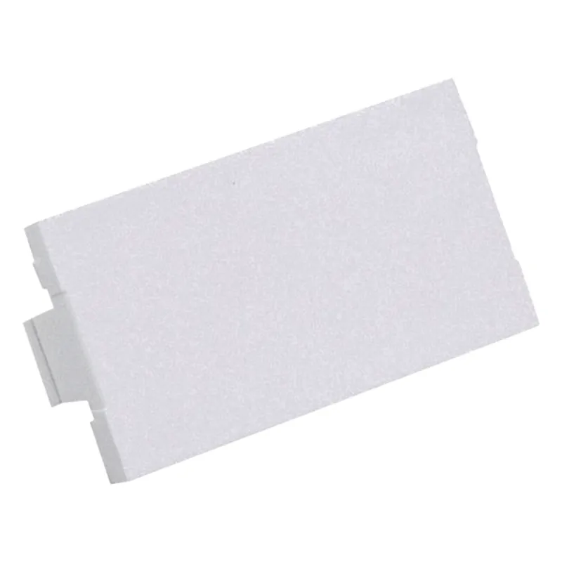 Módulo de Tapa Ciega (Inserto Ciego), de 1/3, Color Blanco Mate, 1 Pieza